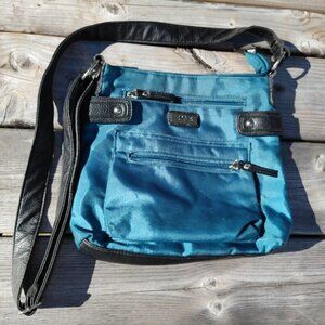ATTRACTIVE ROOTS Shoulder Bag Padded Work Bag TEAL